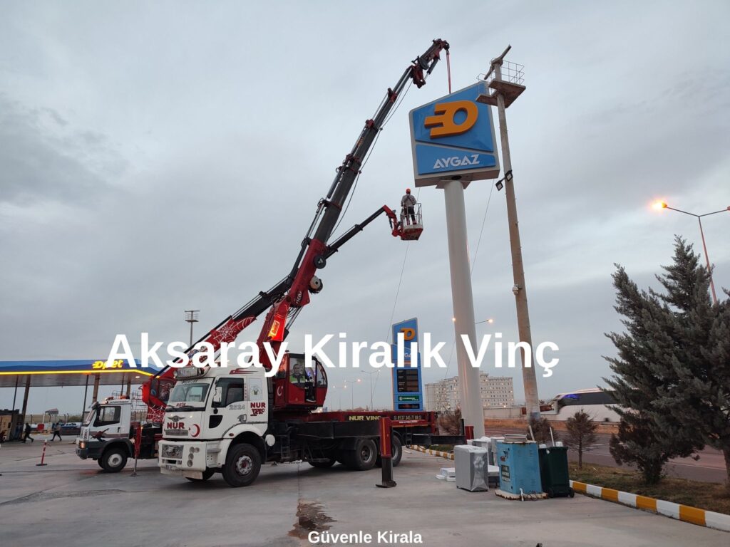Aksaray sepetli vinç