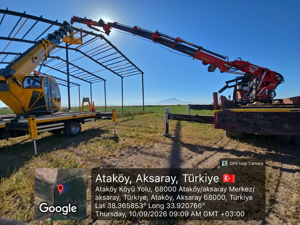 aksaray vinç kiralama hizmeti