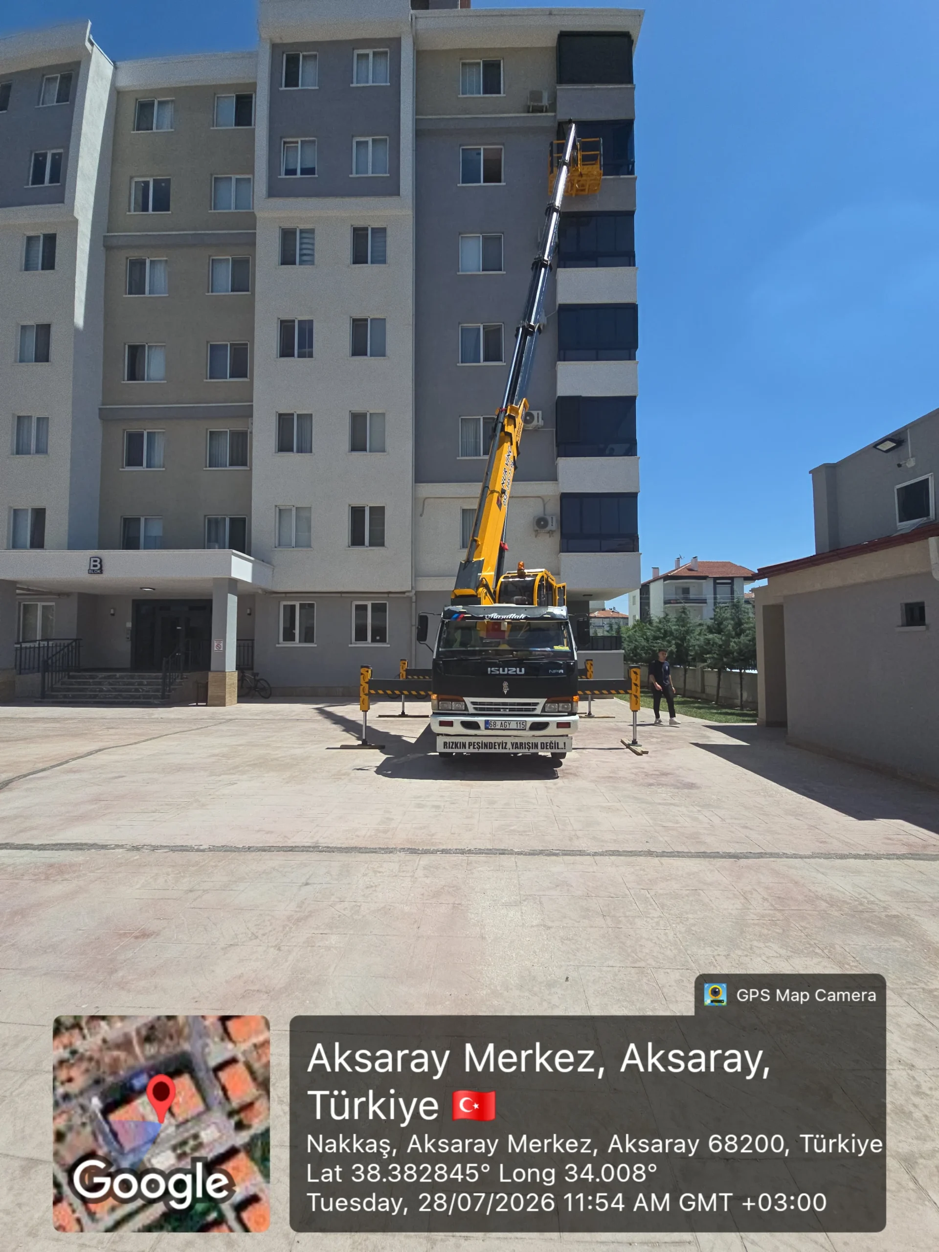 Aksaray sepetli vinç